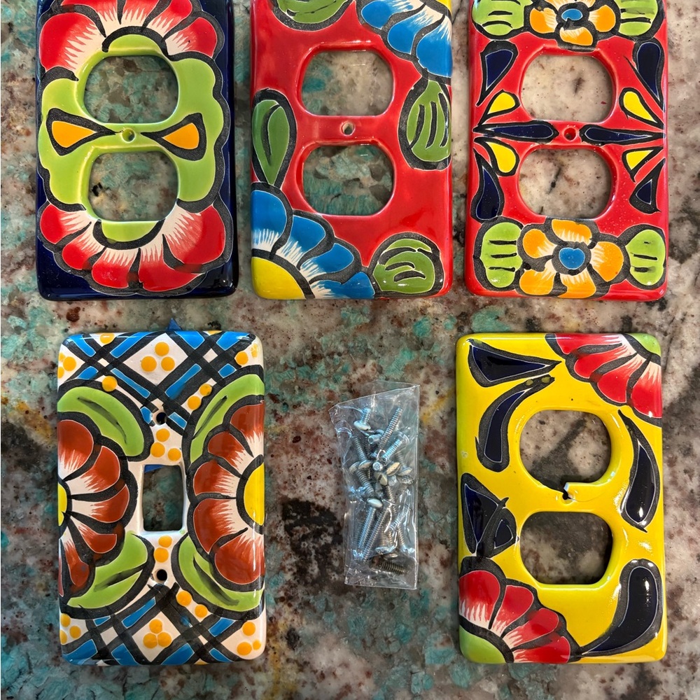 Talavera Switch Plate Covers
